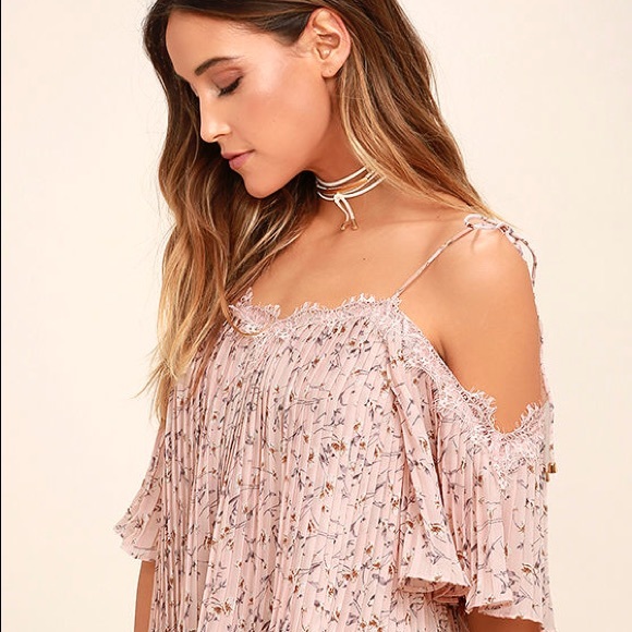 Boho Cold Shoulder Blouse - Picture 2 of 8